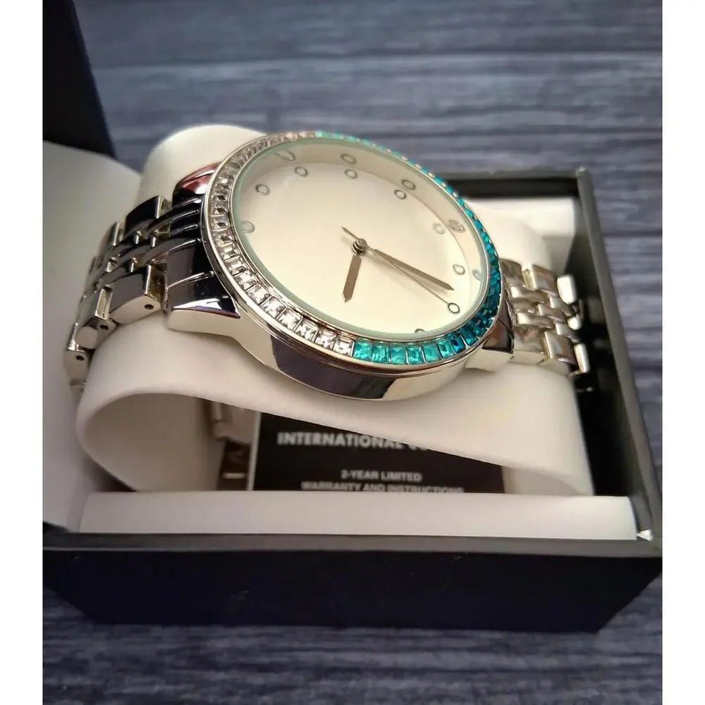 Rare Aquamarine Baguette Bezel‎ Mens Dress Watch Singapore